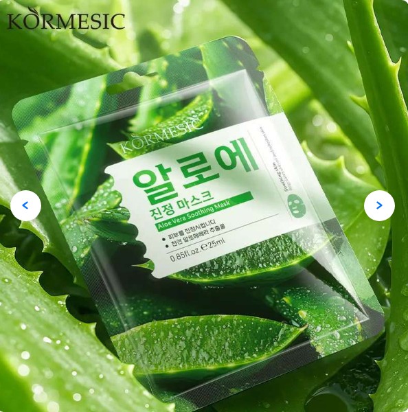 KORMESIC Aloe Vera Soothing Mask 25ML @10PCS