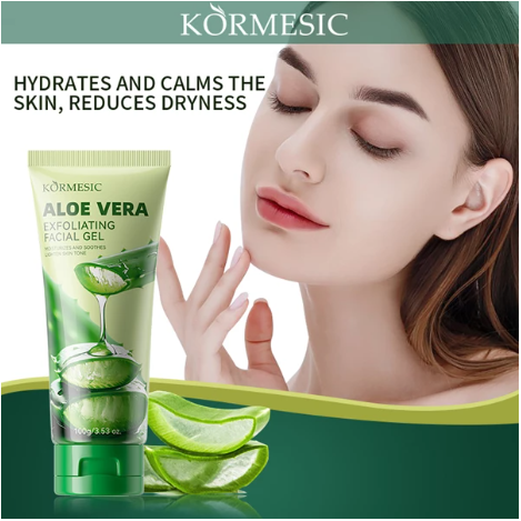 KORMESIC Aloe Vera Soothing Facial Exfoliating Gel 100gr