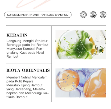 KORMESIC Keratin Anti-Hair Loss Shampoo 240g