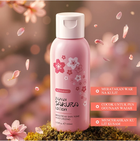 KORMESIC Japan Sakura Brightening & Moisturizing Body Lotion 100ml