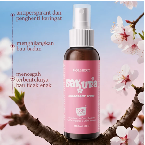 KORMESIC Deodorant Spray-Sakura 100ml