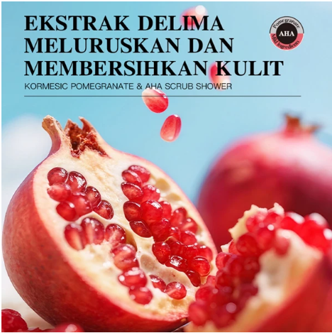 KORMESIC Pomegranate&AHA Scrub Shower 250ml